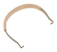 HOMOCONO Asa de Tetera Grande Rústica de Hierro Revestimiento Antiquemaduras y Cuerda de Cáñamo, Mango de Repuesto Resistente para Teteras de Estilo Coreano y Japonés, Accesorio