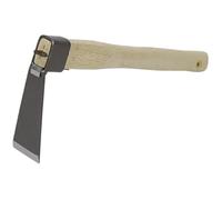 HOMOCONO Azada Pequeña de Jardinería Mango de Madera y Hoja de Acero para Remover Maleza y Excavar, Herramienta Práctica para Jardín y Huerto