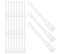 HOMOCONO Bandas Elásticas para Varillas de Permanente, 35 Piezas de Silicona Flexible y Cómoda para Peinar y Técnicas de Peluquería Diaria