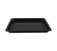 HOMOCONO Bandeja Esmaltada Negra para Hornear Superficie Lisa, Molde para Pasteles y Pollo, Multifunción para Asar Verduras en Reuniones Familiares o Picnic