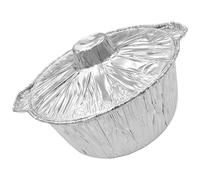 HOMOCONO Bandeja para Asar de Papel de Aluminio Desechable Tapa 5300ml, Sartén Portátil para Barbacoa y Picnic, Bandeja para Horno Resistente para Cocinar y Almacenar Alimentos