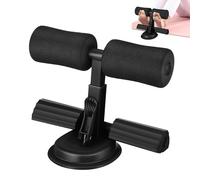 HOMOCONO Barra Ajustable con Ventosas para Entrenamiento Abdominal en Casa, Asistente para Sentarse con Estructura de Hierro y Espuma, Fácil de Usar y Soporte de 70 Kg