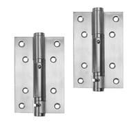 HOMOCONO Bisagra de Puerta Oculta Cierre Automático y Amortiguación Ajustable en Acero Inoxidable, Juego de 2, Adecuado para Puertas Residenciales y Muebles Interiores