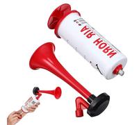 HOMOCONO Bocina de Aire Manual Adecuado para Eventos Deportivos y Seguridad Instalación Fácil, Material Plástico y Metal para Coche y Bicicleta