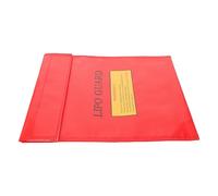 HOMOCONO Bolsa Ignífuga Compatibilidad para Transporte y Protección contra Incendios para Batería de Litio Pequeña de PVC Roja Adecuado para Logística y Carga Aérea