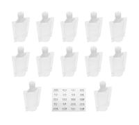 HOMOCONO Bolsas de Viaje Vacías Exprimibles 50ml 12 Unidades Etiquetas Reutilizables para Loción, Champú y Aceites Esenciales, Portátiles y Ahorro de Espacio para Uso en Viajes