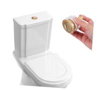 HOMOCONO Botón De Descarga De Inodoro Dorado Reemplazo De Botón De Descarga Pulsador Vater