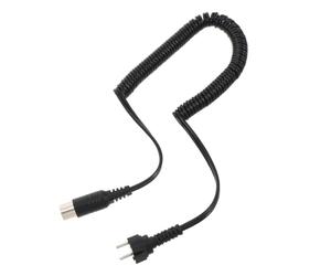 HOMOCONO Cable Reforzado para Mango Taladro Negro de Conector de Uñas Chapado en Oro y Exterior Tejido Resistente y Estable para Salones y Servicios Móviles