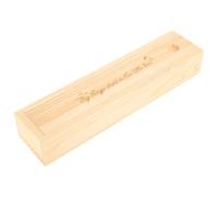 HOMOCONO Caja de Prueba de Embarazo de Madera con Tapa, Estuche de Madera para Anuncio de Recién Nacido, Beige, para Guardar Mechones de Pelo y Recuerdos del Ñiño, Guardería, Nuevos Padres