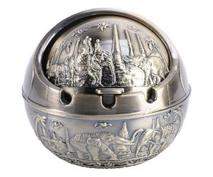 HOMOCONO Cenicero de Elefante de Aleación de Zinc para Hogar, Funcional para Mantener la Sala Limpia y Ordenada, Adecuado para Colección Personal