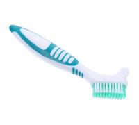 HOMOCONO Cepillo para Limpieza de Caparazón de Tortuga Cerdas Densas y Flexibles, Diseño Doble Cara de Plástico y Nylon para Eliminar Barro en Acuarios y Hogares