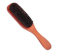 HOMOCONO Cepillo para Peinar y Masaje Capilar de Cerdas Naturales Mango de Madera Práctico y Duradero en Uso Doméstico para Cuidado del Cabello