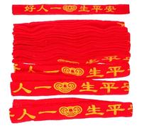 HOMOCONO Cinturón Rojo De 20 Piezas para Hombres Y Mujeres, Amuleto Tradicional De Buena Suerte Chino, Amuleto De Feng Shui, Cuerda De Bendición para La Buena Fortuna.