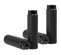 HOMOCONO Clavijas de Bicicleta Traseras y Diseño Portátil Antideslizantes de Aleación de Aluminio, 4 Piezas, Instalación Estable para Ejes Traseros