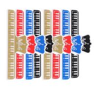 HOMOCONO Clips para Libros de Música Multicolor de Plástico ABS, 8 Piezas para Sujetar Partituras y Recetas, Ideales para Práctica en Interiores y Exteriores