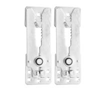 HOMOCONO Conectores Fácil Sofá de Acero Aleación Seccional de de Zinc en Color Plata, Prácticos Instalación, Paquete de 2 Piezas Unión Segura para Muebles Seccionales