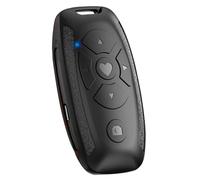 HOMOCONO Control Remoto Inalámbrico para Teléfono Celular, Dispositivo Multifuncional Negro, Lector de Clic para Fotografía y Video, Accesorio Portátil para Cámara y Lectura Electrónica