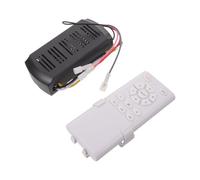 HOMOCONO Control Remoto para Ventilador de Techo Dc Kit Receptor Compacto con Velocidades y Control de Luz Mando Inalámbrico Portátil con Función Temporizador Reemplazo Fácil