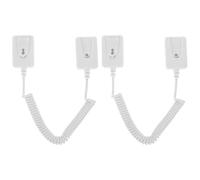 HOMOCONO Correa Antirrobo para Control Remoto de Plástico Blanco Diseño Multifuncional y Paquete de 2 Piezas para Uso Hogar