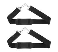 HOMOCONO Correa de Transporte Acolchada para Estuche de Violonchelo y Violín, Diseño Doble, Material de Lona y Metal, Color Negro, Cinturón de Hombro Ajustable para Adultos y Niños