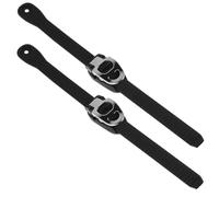 HOMOCONO Correas de Hebilla para Patines 250mm con Hebilla Corazón | Negro, con Tornillos Incluidos, para Práctica Diaria y Competiciones, Ajuste Preciso y Estabilidad del Pie