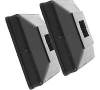 HOMOCONO Cubiertas de Postes para Porche 2 Piezas, Tapa de Base Dividida de Plástico Resistente, Embellecedor Modular para Escaleras y Balcones Diseño Desmontable