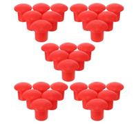 HOMOCONO Cubiertas Tipo Seta para Varillas de Refuerzo Plástico 30 Piezas 6X6X5.5 CM para Protección en Obras y Construcción