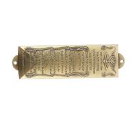 HOMOCONO De Israel Mezuzah Decoración De Metal Regalo Religioso Metal Santa Mezuzah Decoración del Hogar Mezuzah Católica Mezuzah Religiosa Metal Retro Mezuzah Escritura Hebrea