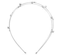 HOMOCONO Diadema para Mujer Diseño Único de Figura Celestial y Luna en Aleación de Zinc Plata, Cómoda y Portátil para Fiestas y Eventos Obsequios