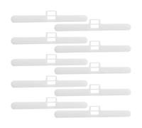 HOMOCONO Equipo de Reparación de Cortinas Verticales Kit de 10 Pestañas Plásticas Doble Agujero para Persianas Verticales en Ambientes Residenciales y Profesionales 3.81X0.31X0.19 Pulgadas