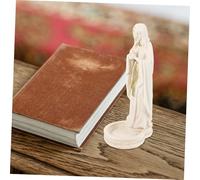 HOMOCONO Estatua Virgen María de Resina Diseño Clásico y Duradero Decoración Religiosa para Hogar