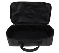 HOMOCONO Estuche Compacto Gris para Pedalera de Guitarra Eléctrica, Bolsa Rígida Portátil Resistente a Impactos, Adecuado para Transporte y Almacenamiento en Estudios y Presentaciones