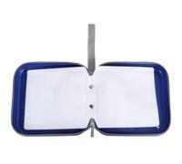 HOMOCONO Estuche Cremallera para CD de 40 Unidades, Organizador de DVD de Plástico Azul Diseño de Gran Capacidad y Protección contra Golpes para Coche
