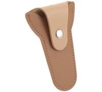HOMOCONO Estuche para tijeras de uñas de piel resistente, funda protectora para manicura y tijeras de cutículas, compacta, bolsa de tijeras para el cuidado de las uñas