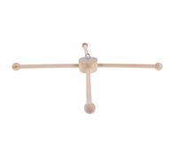 HOMOCONO Expositor para Carillones de Viento de Madera sin Terminar, Soporte para Colgar Campanas de Viento, Kit DIY para Bricolaje, Accesorio para Cuna y Espacio de Lactancia