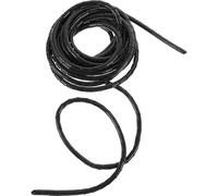 HOMOCONO Funda Organizadora de Cables Espiral de PE Negro de 8 Metros para Oficina y Fábrica, Fácil de Enrollar y Desenrollar para Gestión Eléctrica