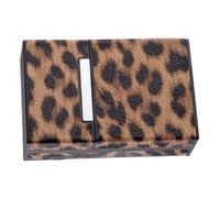 HOMOCONO Funda Protectora para Cigarrillos Diseño de Leopardo, Estuche Portátil para 20 Cigarrillos, Cierre Magnético Resistente y Lavable, Adecuado para Guardar y Transportar Pitilleras