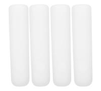 HOMOCONO Fundas de Silicona de Color Blanco para Cabezal de Cepillo Eléctrico Compatible con Modelo I2, Protección del Mango y Cabezal, Paquete de 4 Unidades, Diseño Moderno para Baño