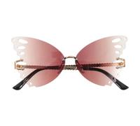 HOMOCONO Gafas de Sol Oversized sin Montura con Lente Tintado y Diseño Ligero para Celebracion Verano en Vacaciones Junto al Mar
