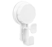 HOMOCONO Gancho de Ventosa, Gancho para Colgar Desmontable sin Perforaciones, Abs Blanco, para Lavabo y Pots, Baño y Cocina