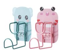 HOMOCONO Ganchos de Pared Adhesivos para Colgar Toallas y Ropa, sin Perforación, 2 Piezas Diseño Animal para Baño y Lavabo