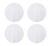 HOMOCONO Ganchos Magnéticos Fuerte Sujeción y Material Abs 4piezas Blancos para Nevera de Cocina Ideales para Organizar en Cocina y Salón