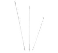 HOMOCONO Juego 3 Varillas Transparentes para Persianas 15/19/21 Pulgadas, Barra de Cortina de Acrílico Ligera y Resistente, Accesorio para Abrir y Cerrar Persianas en Hogar