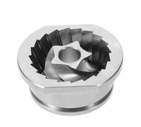 HOMOCONO Juego de Fresas de Acero Inoxidable Cónicas de 48 MM para Molinillo de Café, Repuesto para Máquinas Automáticas Jura, Accesorio para Molienda Precisa en Cafeterías y Hogares