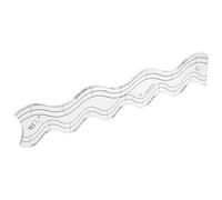 HOMOCONO Juego de Reglas y Plantillas de Acolchado Acrílico Transparente Multi-funcional y Ligero para Costura DIY y Amantes del Bordado Principiantes