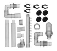 HOMOCONO Juego de Tubo de Filtro para Acuario de 12mm Diseño de Tubo Curvado Liso, Material Abs Resistente, Compatible con Filtros Sunsun y Marcas Generales para Peceras