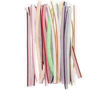 HOMOCONO Kit de Encuadernación Artesanal 48 Piezas de Cintas de Tela para Encuadernar Libros y Álbumes en Proyectos Escolares y Creativos