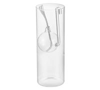 HOMOCONO Lámpara de Aceite Función Decorativa y Valor Práctico de Vidrio Transparente Estilo Europeo Adecuado para Crear Ambiente Hogar