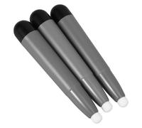 HOMOCONO Lápiz Óptico para Pizarra Electrónica, Conjunto de 3 Lápices Capacitivos Punta de Nanomaterial, Uso en Pantallas Infrarrojas y Táctiles, Color Negro