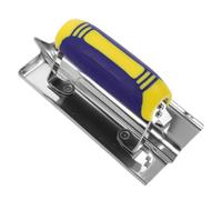 HOMOCONO Llana de Acero Inoxidable para Esquinas de Paneles de Yeso y Concreto, Herramienta Profesional Diseño Ergonómico que Reduce la Fatiga Mano para Renovación del Hogar